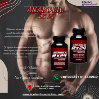 ANABOLIC RX 24 AUMENTA TUS NIVELES HORMONALES